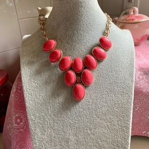 Fun Hot Pink Statement Necklace - NWOT